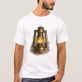 ヴィンテージ灯油ランタン グローオイルランプ Tシャツ