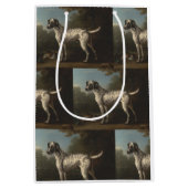 ヴィンテージ灰色の斑点のあるハウンドジョン・ウットン ミディアムペーパーバッグ (正面)