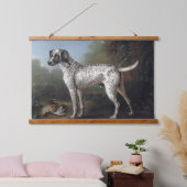 ヴィンテージ灰色の斑点のあるハウンドジョン・ウットン 吊り下げ型タペストリー (寝室)