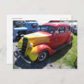 ヴィンテージ炎車 ポストカード (正面/裏面)