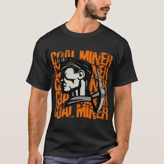 ヴィンテージ炭鉱夫 Tシャツ (正面)