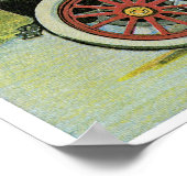 ヴィンテージ無双の自動車広告 ポスター (角)