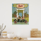 ヴィンテージ無双の自動車広告 ポスター (キッチン)