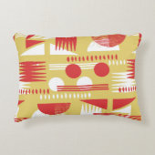 ヴィンテージ無煙抽象芸術幾何モダンスタイル  アクセントクッション (正面)