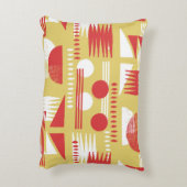 ヴィンテージ無煙抽象芸術幾何モダンスタイル  アクセントクッション (裏面(縦))