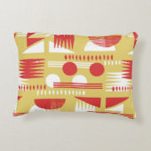 ヴィンテージ無煙抽象芸術幾何モダンスタイル  アクセントクッション (裏面)