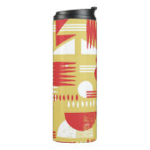 ヴィンテージ無煙抽象芸術幾何モダンスタイル  タンブラー (回転左)