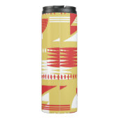 ヴィンテージ無煙抽象芸術幾何モダンスタイル  タンブラー (裏面)