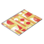 ヴィンテージ無煙抽象芸術幾何学的モダンスタイル ノートブック (左側)