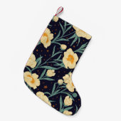 ヴィンテージ無線とテープレコーダー継ぎ目のないパターン スモールクリスマスストッキング (正面 (吊り時))