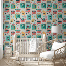 ヴィンテージ無線イラストレーション 壁紙