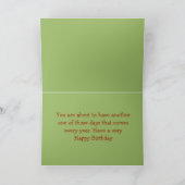 ヴィンテージ無線カスタマイズ大事な行事 カード (内部)