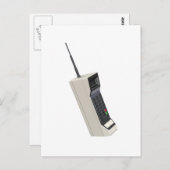 ヴィンテージ無線携帯電話 ポストカード (正面/裏面)