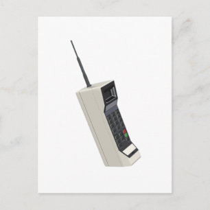 ヴィンテージ無線携帯電話 ポストカード