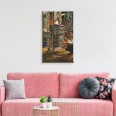 ヴィンテージ無線機材固定具 キャンバスプリント (インサイチュ (リビング))