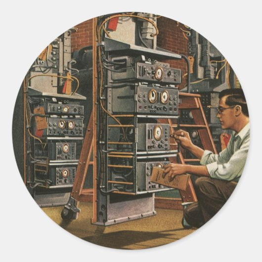 ヴィンテージ無線機材固定具 ラウンドシール (正面)