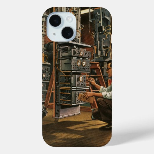 ヴィンテージ無線機材固定具 Case-Mate iPhoneケース (裏面)