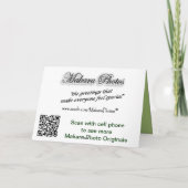 ヴィンテージ無線2-カスタマイズany大事な行事 カード (裏面)