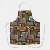 ヴィンテージ無線 エプロン (正面)