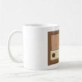 ヴィンテージ無線 コーヒーマグカップ (左)