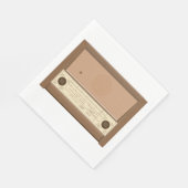 ヴィンテージ無線 スタンダードランチョンナプキン (角)