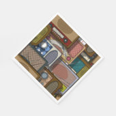 ヴィンテージ無線 スタンダードランチョンナプキン (角)