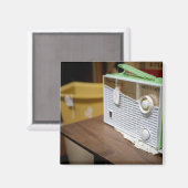 ヴィンテージ無線 マグネット (正面/裏面)