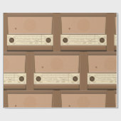 ヴィンテージ無線 ラッピングペーパー (フラット)