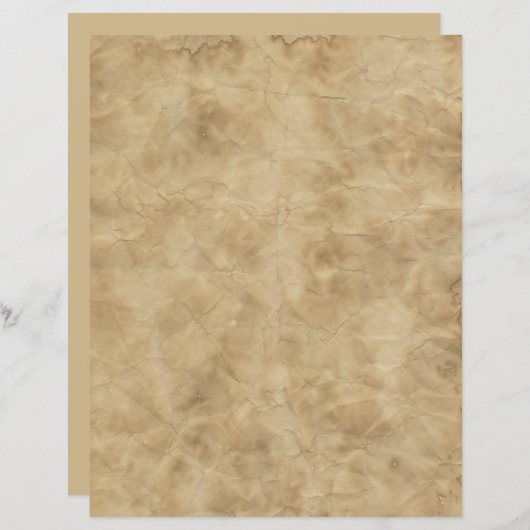 ヴィンテージ焼けグランジくしゃくしゃみ紙 (正面/裏面)