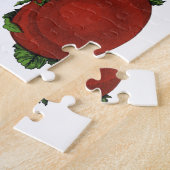 ヴィンテージ熟したトマト食品、果物、野菜 ジグソーパズル (側面)