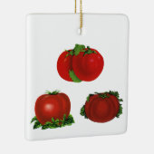 ヴィンテージ熟したトマト食品、果物、野菜 セラミックオーナメント (右)