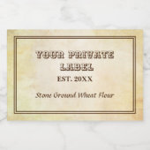 ヴィンテージ熟成パーチメントあなたのプライベートラベルフード フードラベル (シングルラベル)