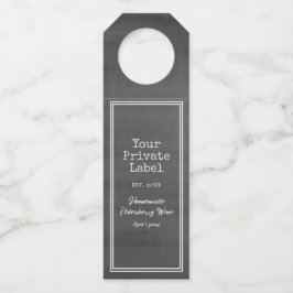 ヴィンテージ熟成パーチメントあなたのプライベートラベルワインボー ボトルネックタグ