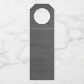 ヴィンテージ熟成パーチメントあなたのプライベートラベルワインボー ボトルネックタグ (裏面)