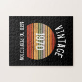 ヴィンテージ熟成誕生年レトロ日 ジグソーパズル (横)