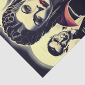 ヴィンテージ熱ヴァンパイア女性 薄葉紙 (詳細)