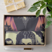 ヴィンテージ熱ヴァンパイア女性 薄葉紙 (ギフト)