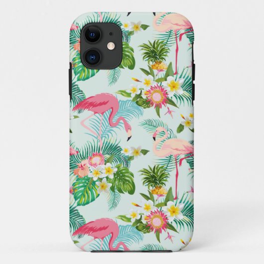 ヴィンテージ熱帯の花鳥 Case-Mate iPhoneケース (裏面)
