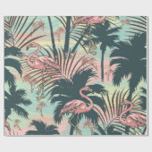 ヴィンテージ熱帯カラフルの継ぎ目のないパターン ラッピングペーパー (フラット)