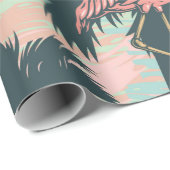 ヴィンテージ熱帯カラフルの継ぎ目のないパターン ラッピングペーパー (ロールコーナー)