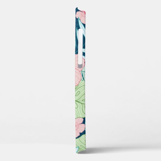 ヴィンテージ熱帯サマーハワイのシームレスパターン Case-Mate iPhoneケース (裏面 / 左)