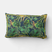 ヴィンテージ熱帯ジャングルモンキーランバーピロー ランバークッション (裏面)