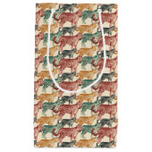 ヴィンテージ熱帯ジャングルワイルドストーカー スモールペーパーバッグ (正面)