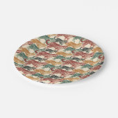 ヴィンテージ熱帯ジャングルワイルドストーカー ペーパープレート (アングル)