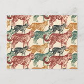 ヴィンテージ熱帯ジャングルワイルドストーカー 案内ポストカード (正面)