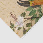 ヴィンテージ熱帯トゥーカン 薄葉紙 (詳細)