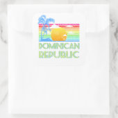 ヴィンテージ熱帯ドミニカ共和国 スクエアシール (バッグ)