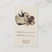 ヴィンテージ熱帯ハワイアンハイビスカスRefer a Friend 紹介カード (裏面)