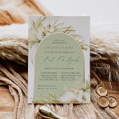 ヴィンテージ熱帯バルミツワー 箔招待状