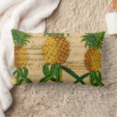 ヴィンテージ熱帯パイナップル腰枕 ランバークッション (ブランケット)